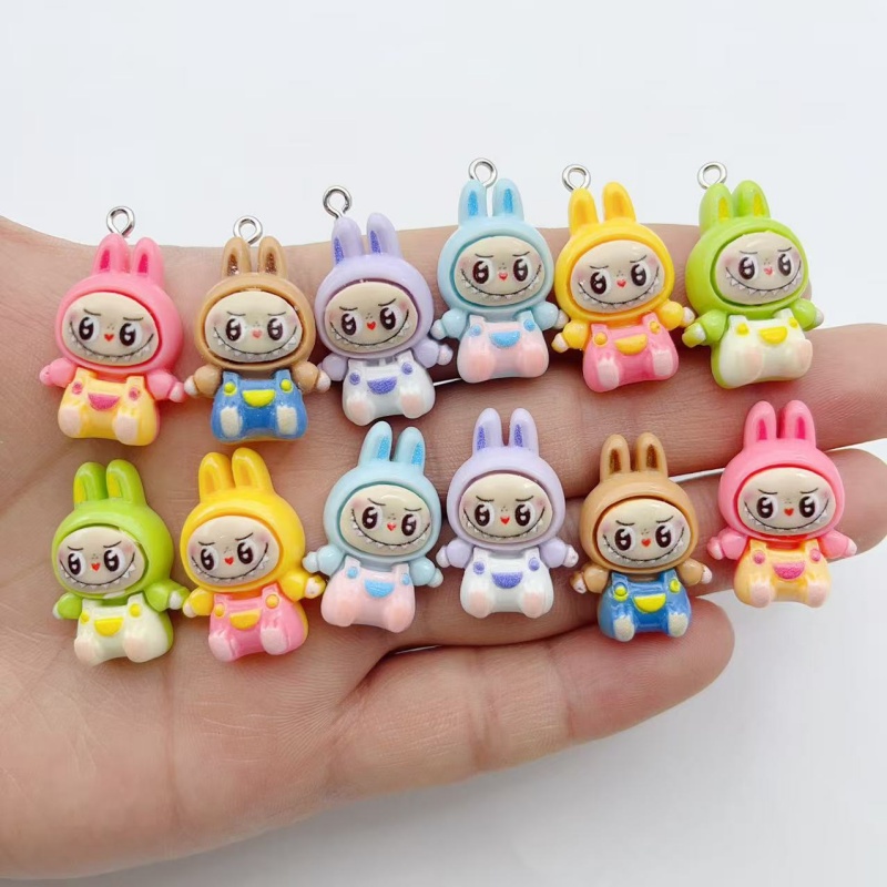 10Pcs Kawaii Rabbit Strawberry - đánh giá và giá Resin Art Engagement