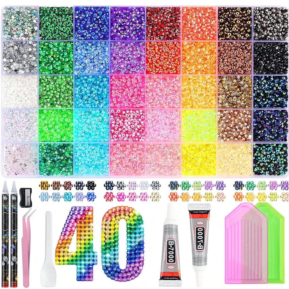 Bedazzling Kit 40 Colors Resin - đánh giá và giá Resin Art Gift For Birthday