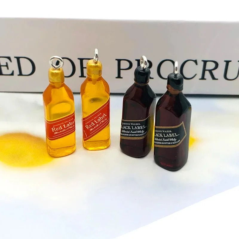 10Pcs Tiny Wine Bar Bottle Res - đánh giá và giá Resin Art Engagement
