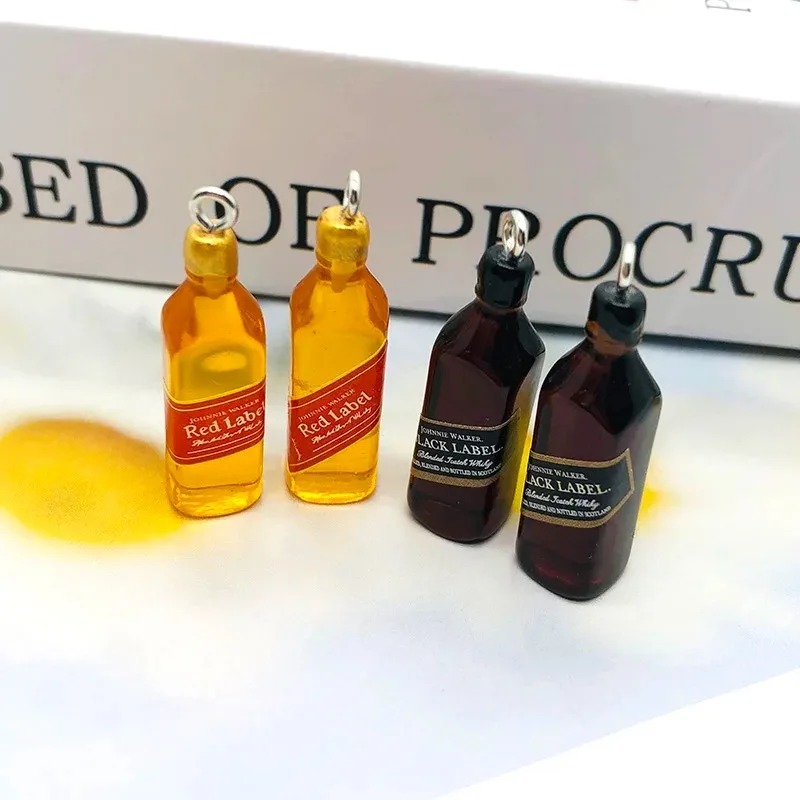 10Pcs Tiny Wine Bar Bottle Res - đánh giá và giá Resin Art Engagement