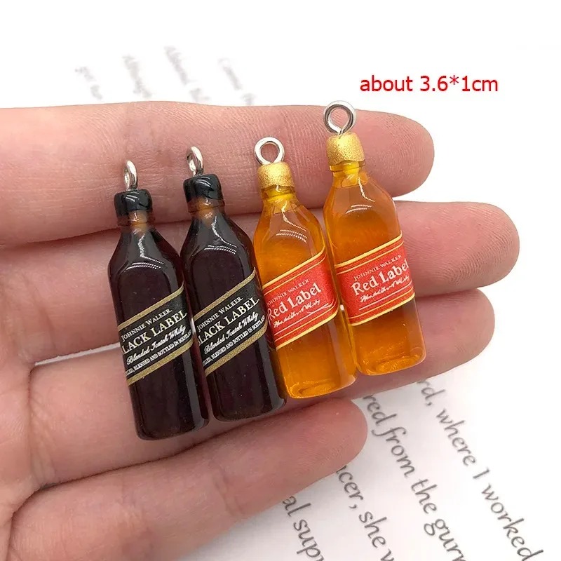 10Pcs Tiny Wine Bar Bottle Res - đánh giá và giá Resin Art Engagement