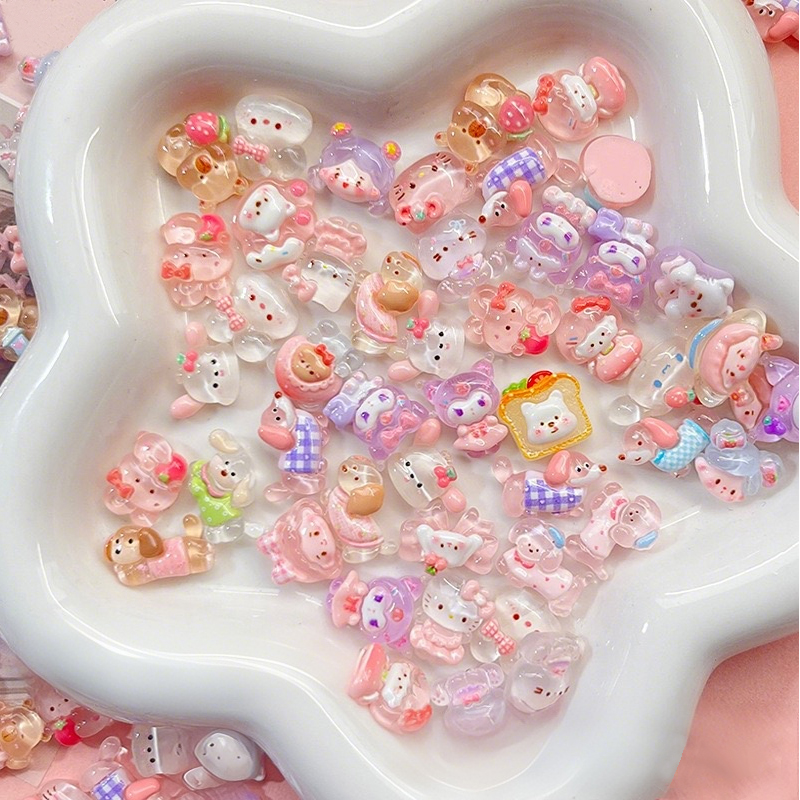 10-100pcs mini smooth transpar - đánh giá và giá Resin Art Gift For Birthday