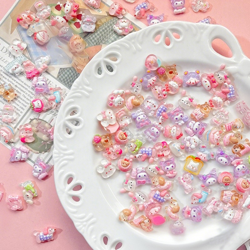 10-100pcs mini smooth transpar - đánh giá và giá Resin Art Gift For Birthday