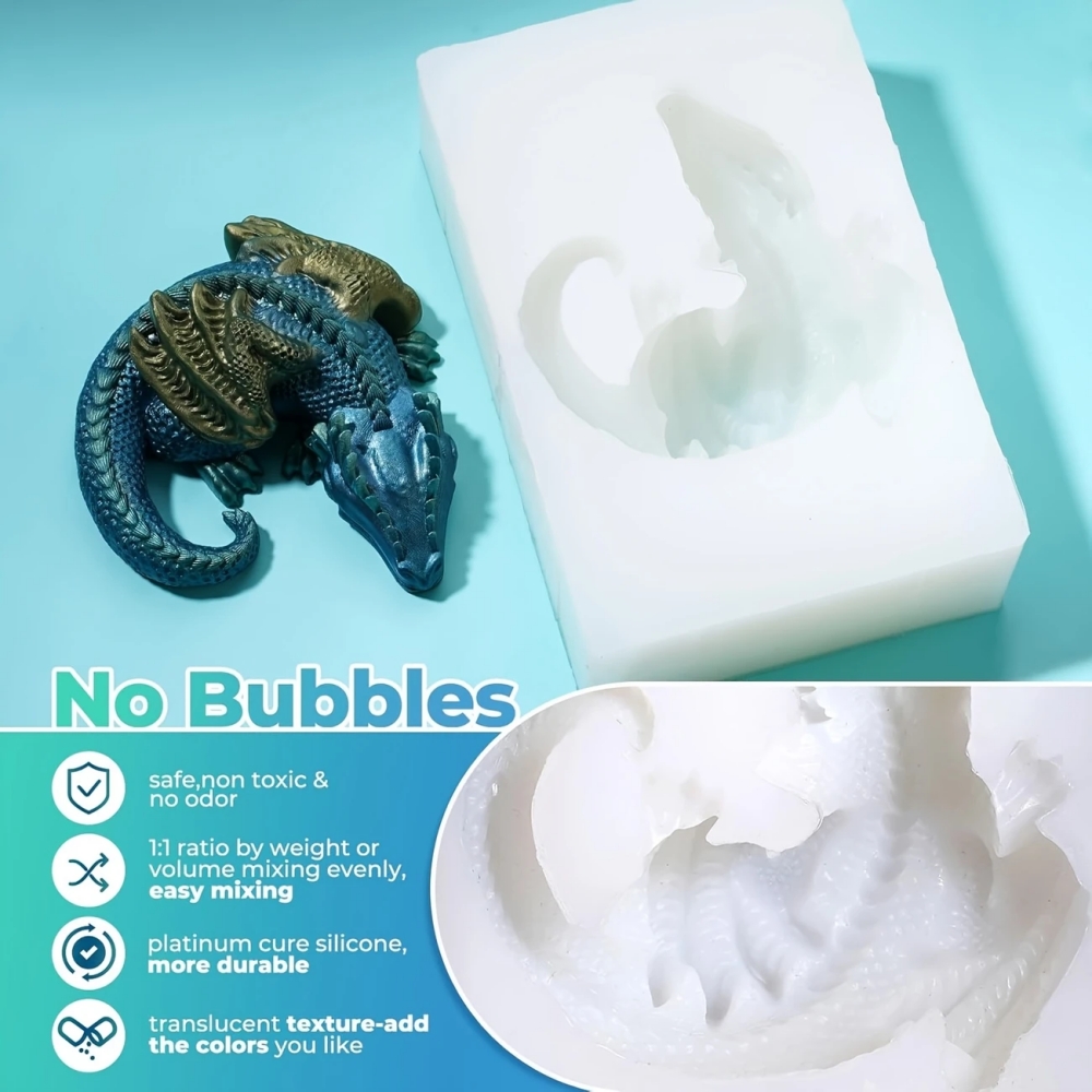Odorless Mold Rubber Kit, Resi - đánh giá và giá Resin Art Ratio