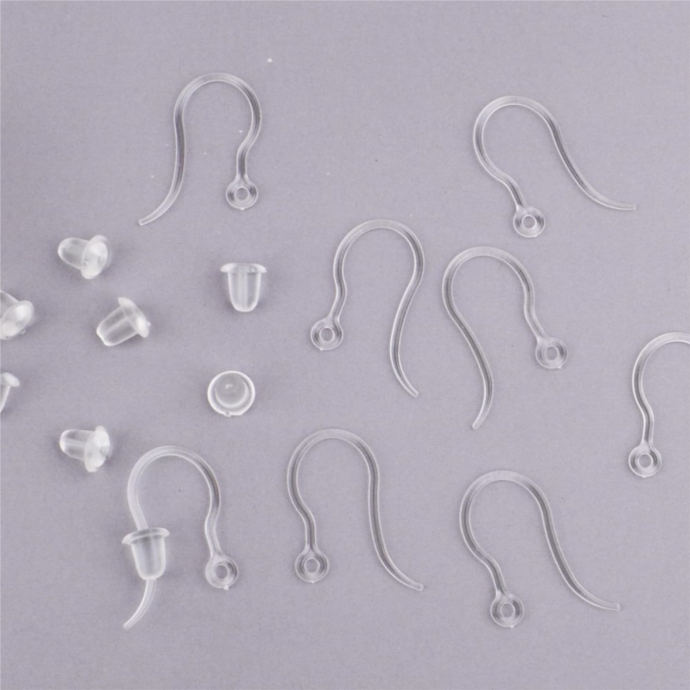 40pcs Clear Plastic Earring Ho - đánh giá và giá Resin Art Engagement