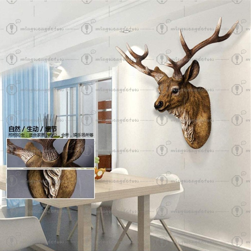 Faux Deer Head 17 inch Faux An - đánh giá và giá Resin Art Resin
