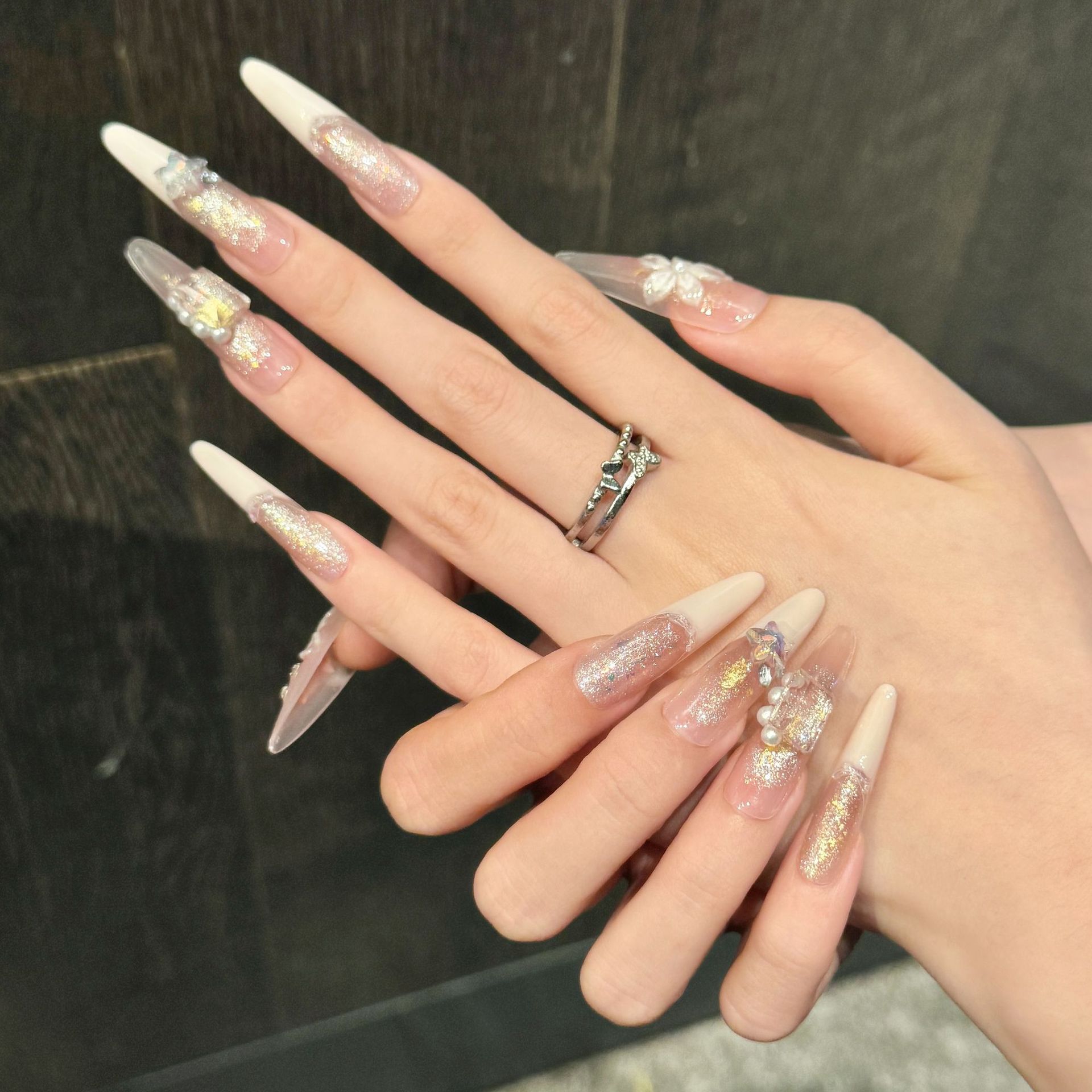 10pcs Pure Hand Pressed Stilet - đánh giá và giá Resin Art Glitter