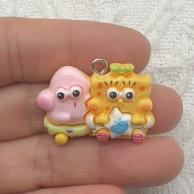 10pcs cartoon resin pendant, D - đánh giá và giá Resin Art Engagement