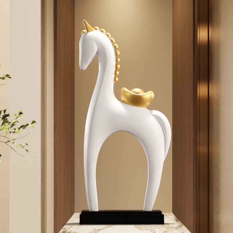Colorful Horse Sculpture Ornam - đánh giá và giá Resin Art Gift For Birthday