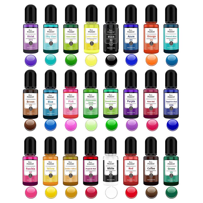24 Color Art Ink Alcohol Resin - đánh giá và giá Resin Art Alcohol Ink